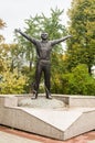 Monument to Yuri Gagarin in the Russian city of Kaluga.